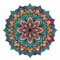 Mandala-inspired logo