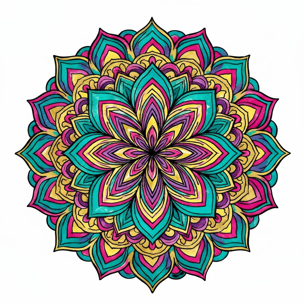 Mandala-inspired logo